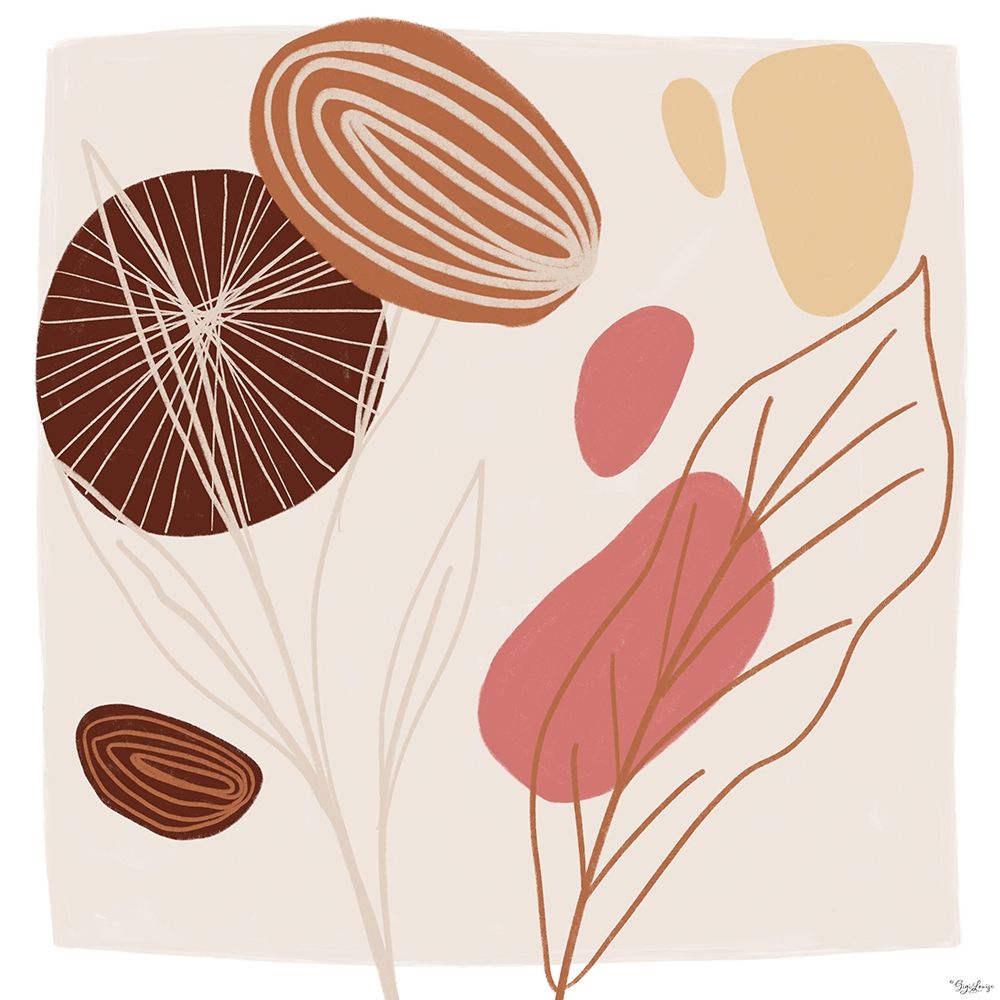Earthen Abstract 2 art print by Gigi Louise for $57.95 CAD