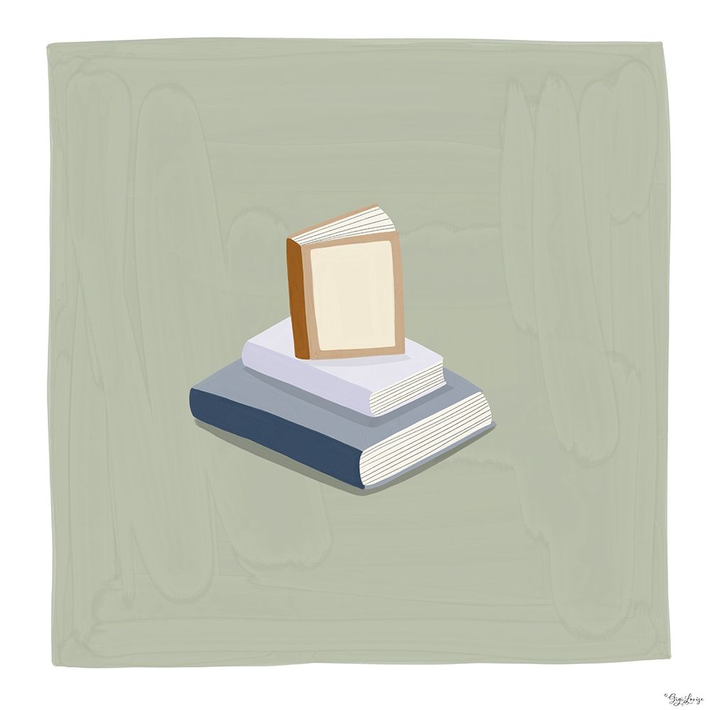 Books art print by Gigi Louise for $57.95 CAD