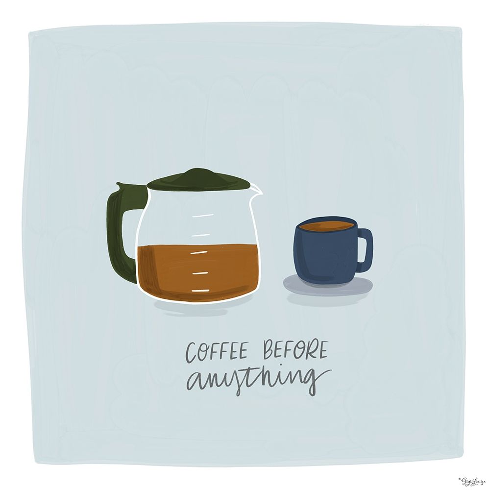 Coffee art print by Gigi Louise for $57.95 CAD