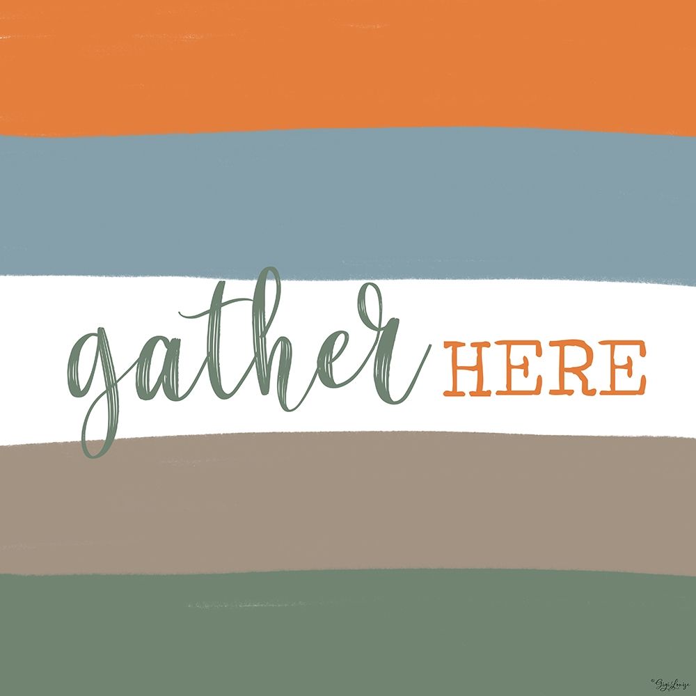 Gather Here art print by Gigi Louise for $57.95 CAD