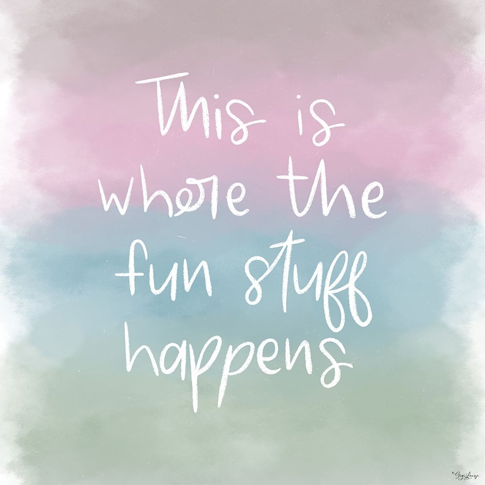 Fun Stuff Watercolor art print by Gigi Louise for $57.95 CAD