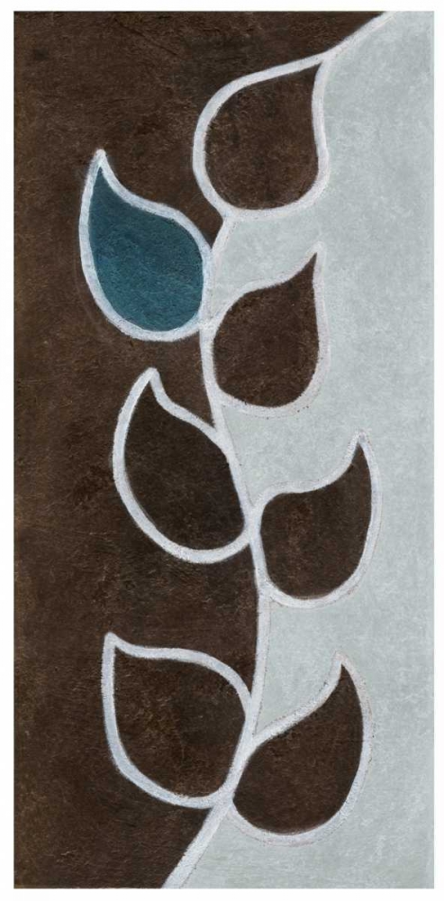 Blue and Brown Lever art print by Kristin Emery for $57.95 CAD