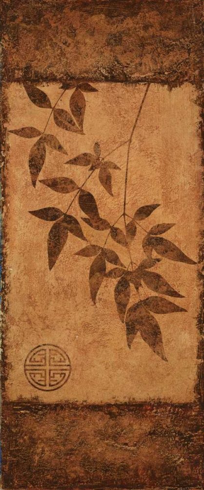 Vertical Leaves I art print by Kristin Emery for $57.95 CAD