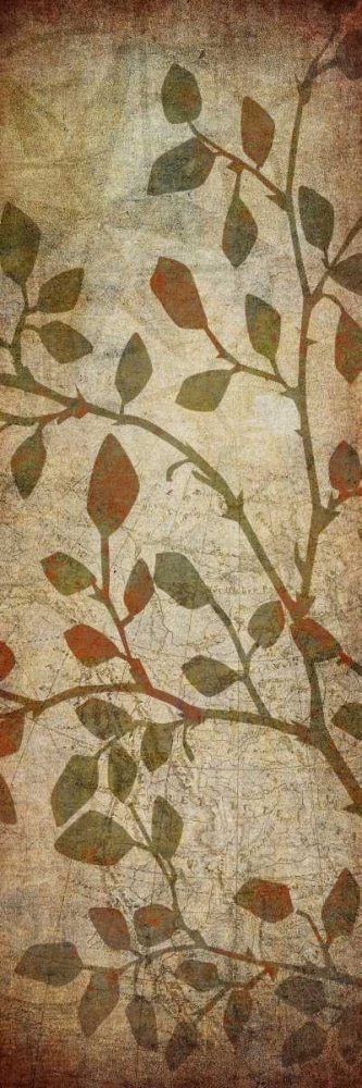 Leaves Map I art print by Kristin Emery for $57.95 CAD