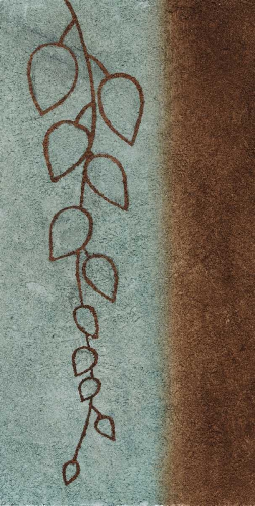 Blue and Brown Leaves II art print by Kristin Emery for $57.95 CAD