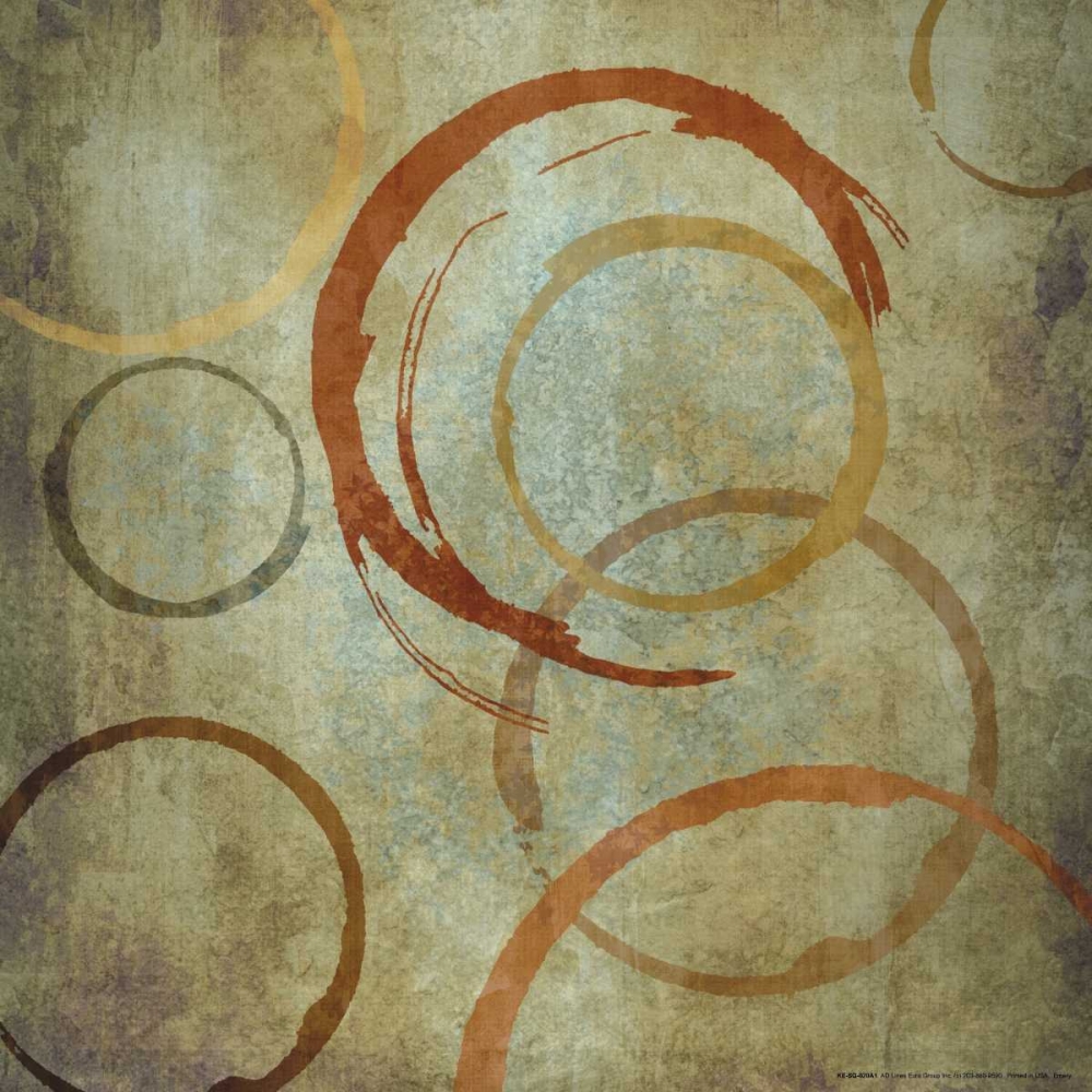 Vintage Circels IA art print by Kristin Emery for $57.95 CAD