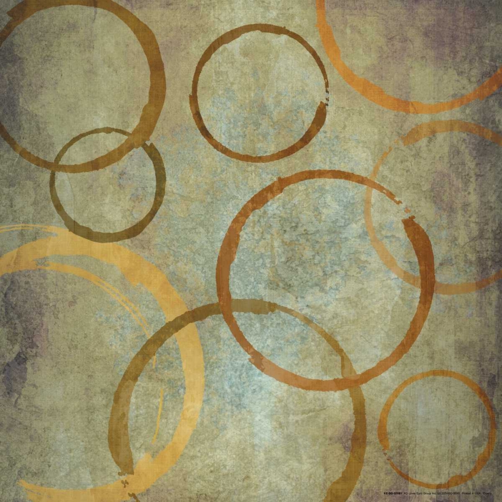 Vintange Circles IIA art print by Kristin Emery for $57.95 CAD