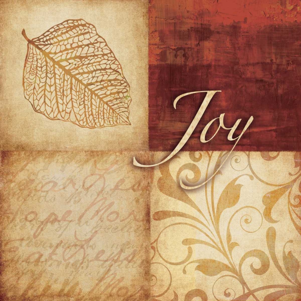 Red and Gold Joy I art print by Kristin Emery for $57.95 CAD