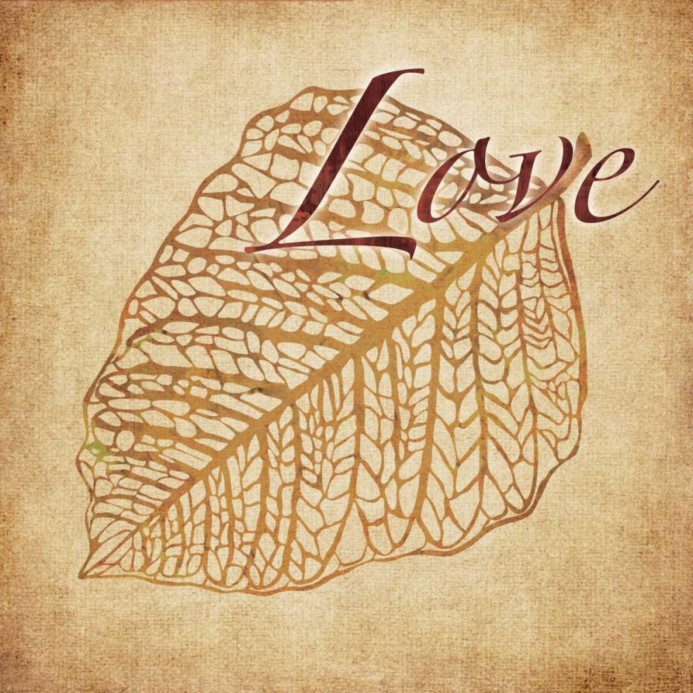 Red and Gold Love art print by Kristin Emery for $57.95 CAD