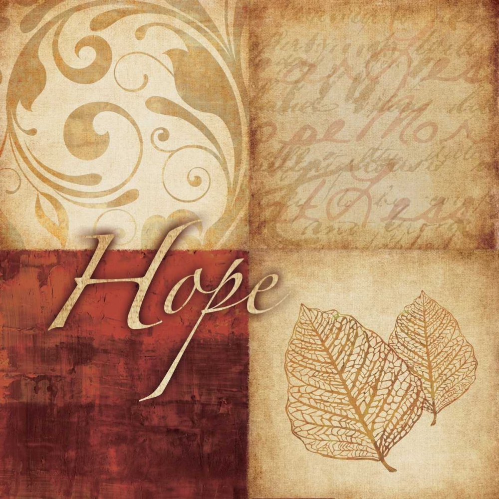 Red Gold Hope art print by Kristin Emery for $57.95 CAD