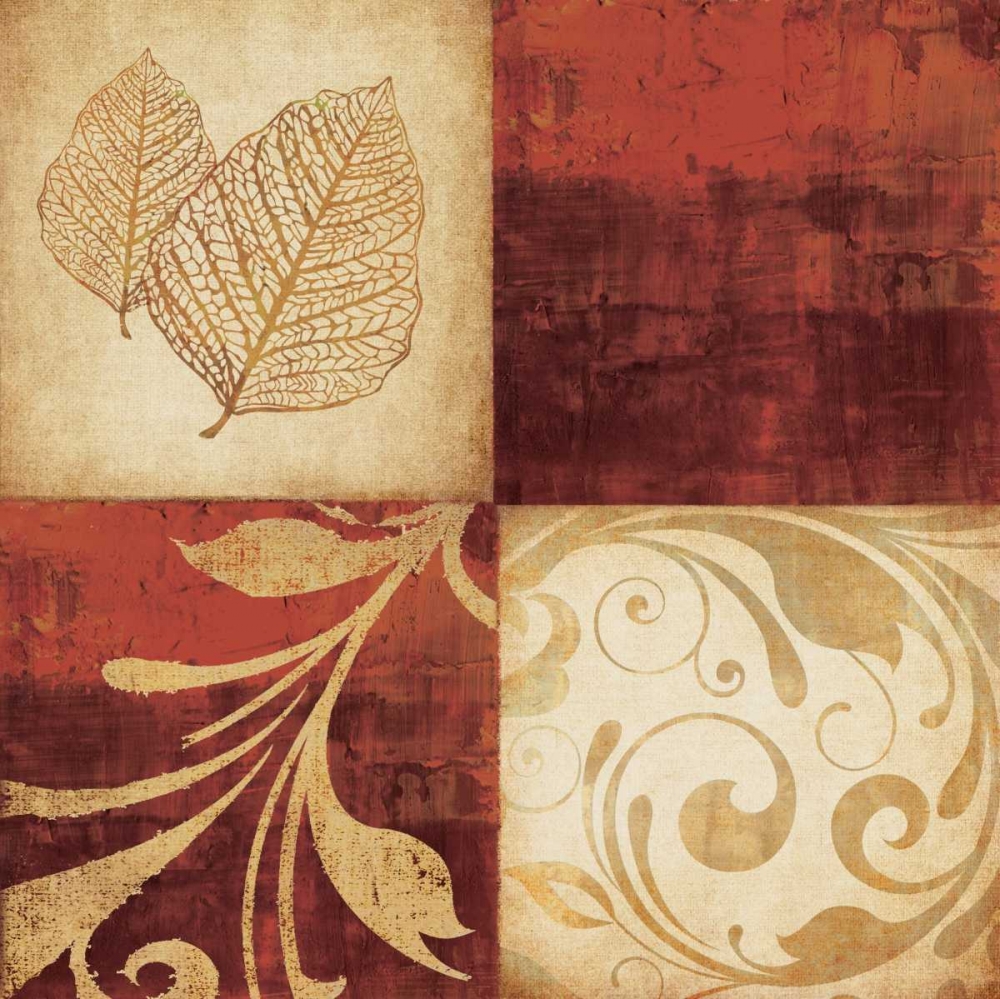 Red Gold 3 art print by Kristin Emery for $57.95 CAD
