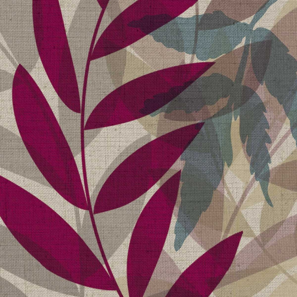 Purple and Green Leaves I art print by Kristin Emery for $57.95 CAD