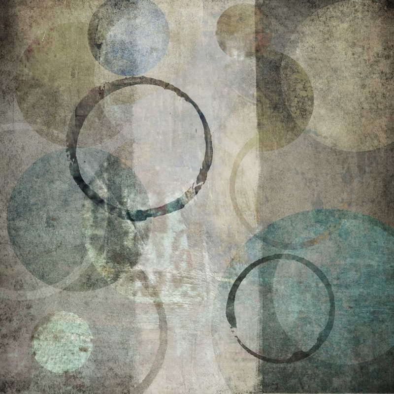 Stone Circles Blue II art print by Kristin Emery for $57.95 CAD