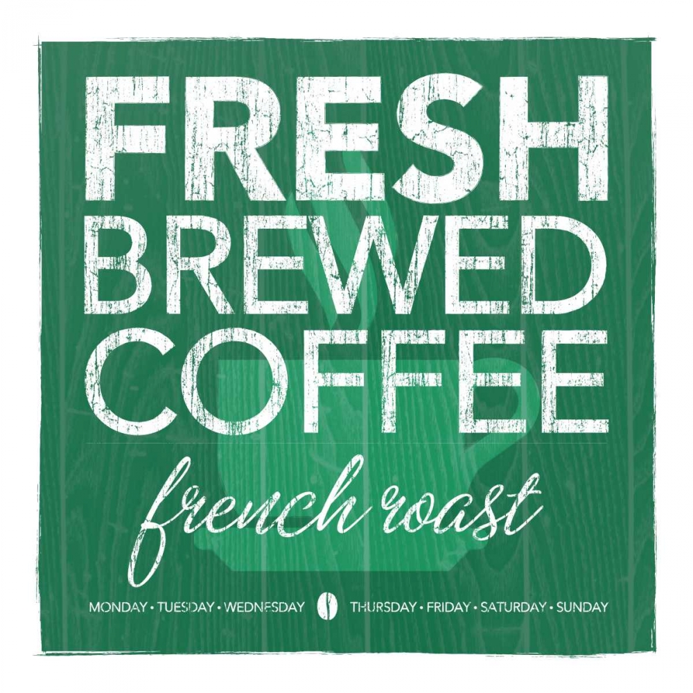 Fresh Brewed Teal art print by Kristin Emery for $57.95 CAD