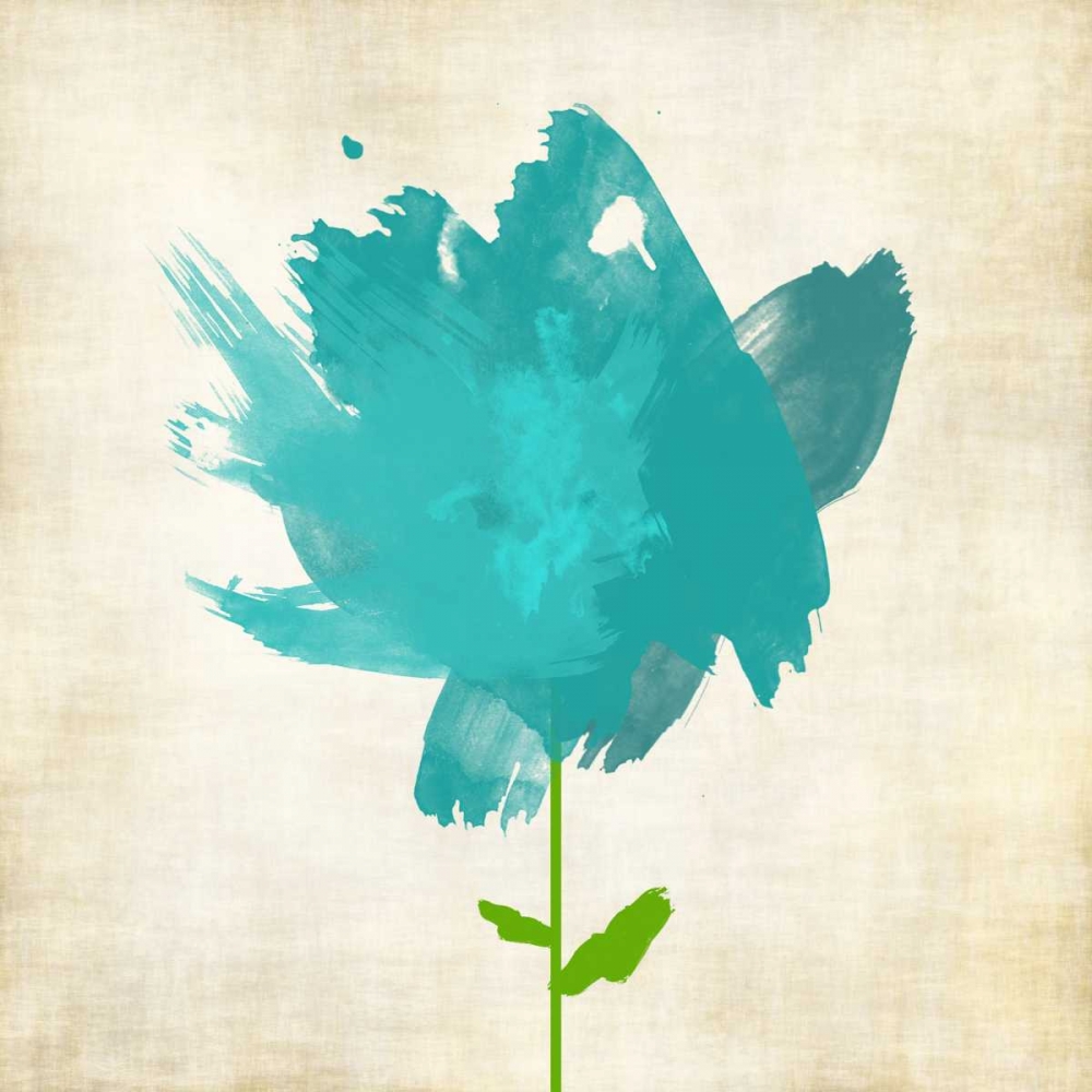 Brush Stroke Flowers Blue I art print by Kristin Emery for $57.95 CAD