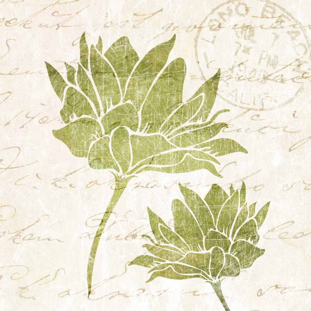 Hand Writing Flower II art print by Kristin Emery for $57.95 CAD