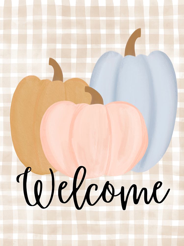 Welcome Plaid art print by Katie Griggs for $57.95 CAD