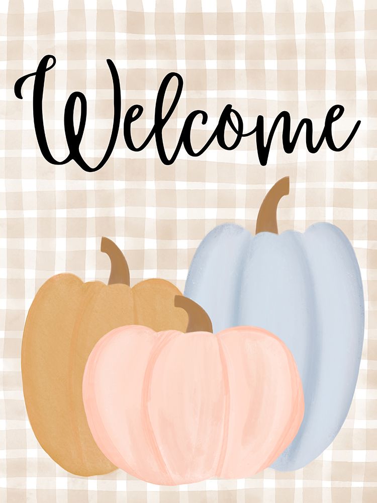 Welcome Plaid 2 art print by Katie Griggs for $57.95 CAD