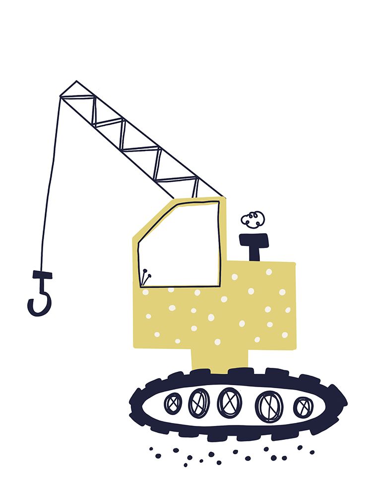 Crane art print by Katie Griggs for $57.95 CAD