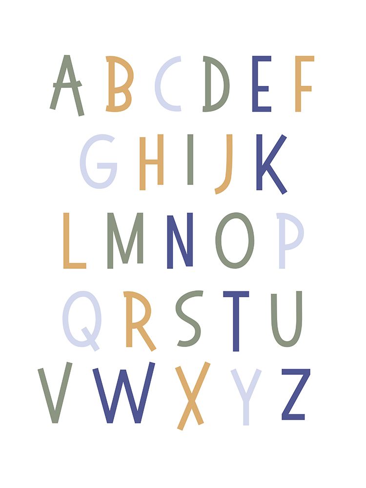 Dino ABCs art print by Katie Griggs for $57.95 CAD