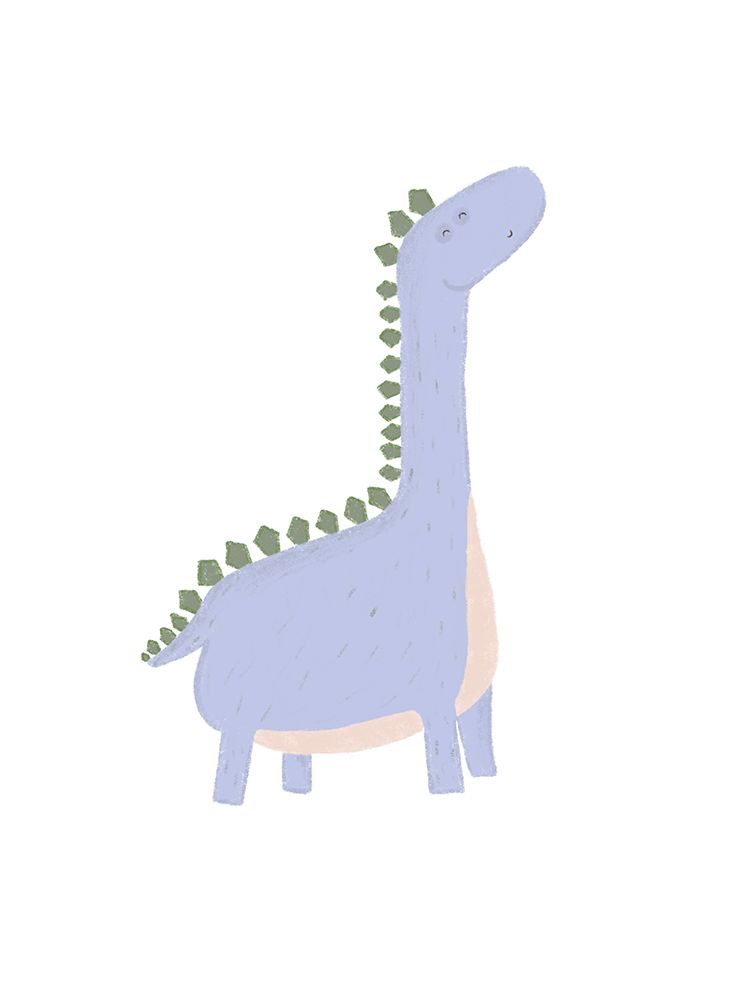 Purple Dino art print by Katie Griggs for $57.95 CAD