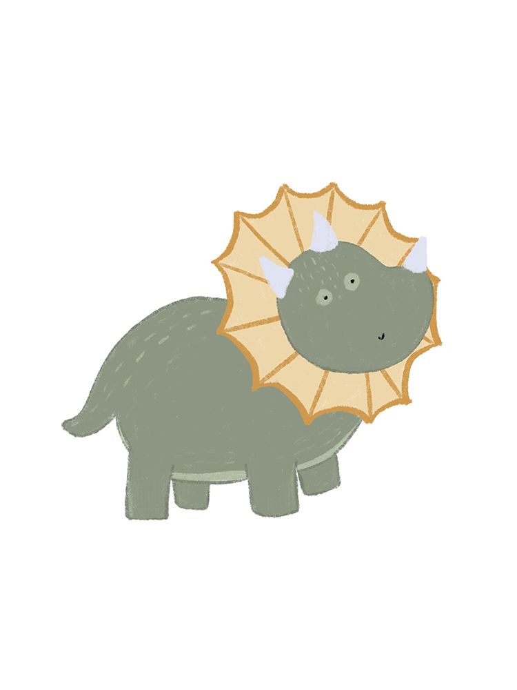 Green Dino art print by Katie Griggs for $57.95 CAD