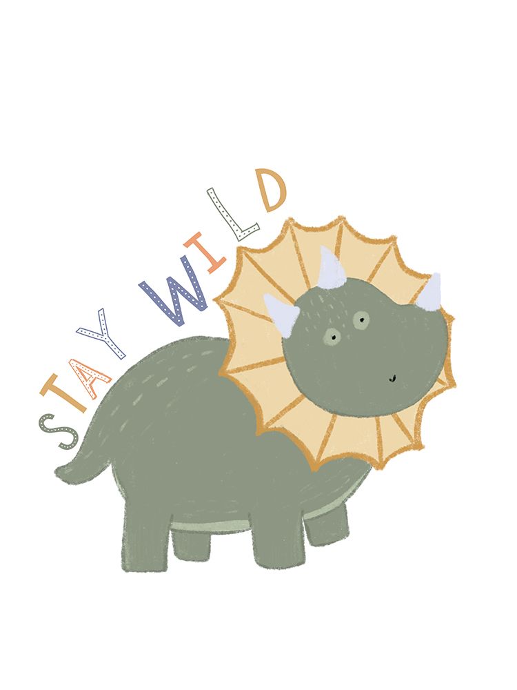 Stay Wild Dino art print by Katie Griggs for $57.95 CAD