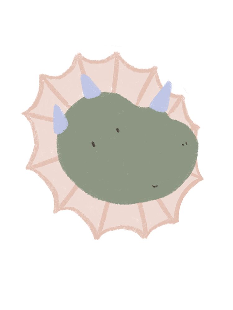 Triceratops art print by Katie Griggs for $57.95 CAD
