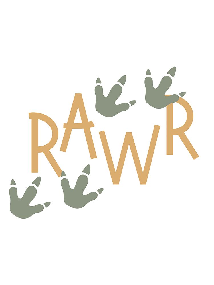 RAWR Orange art print by Katie Griggs for $57.95 CAD