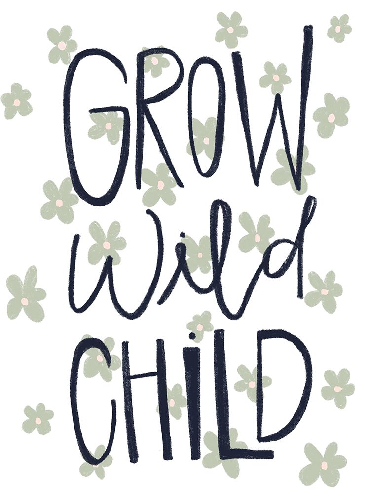 Grow Wild Child Flower art print by Katie Griggs for $57.95 CAD