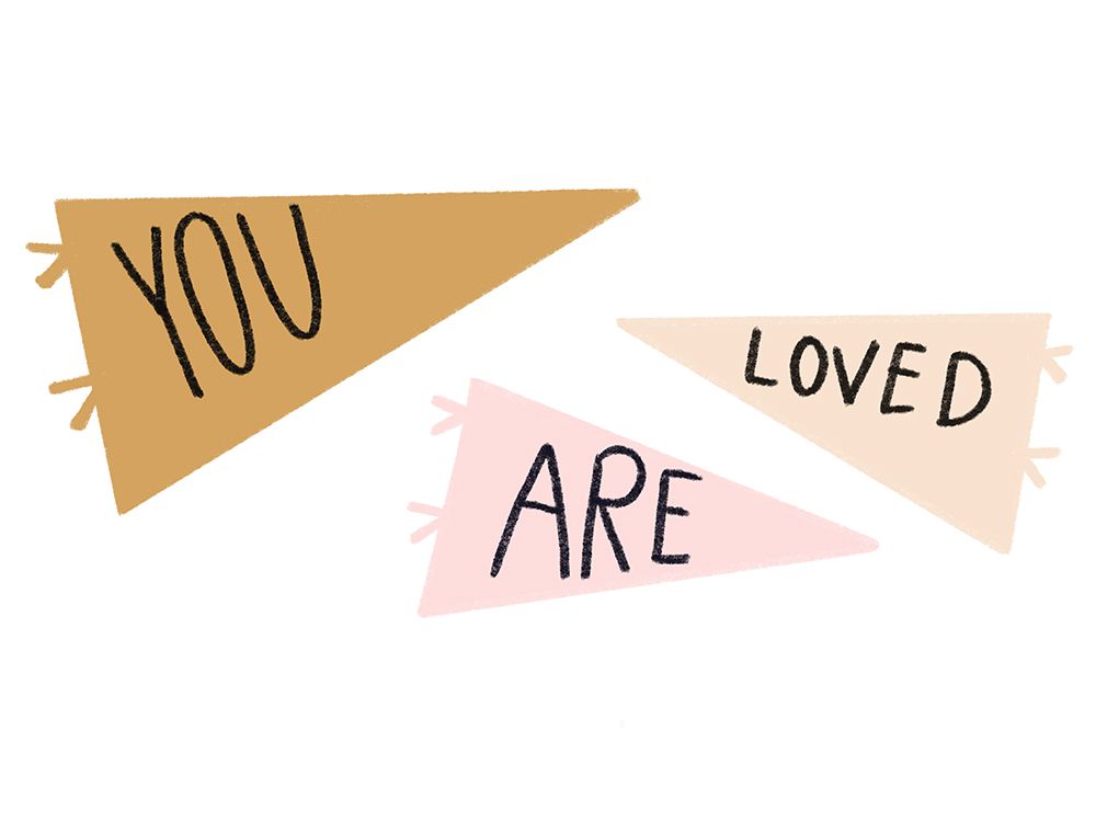 You Are Loved Banners art print by Katie Griggs for $57.95 CAD