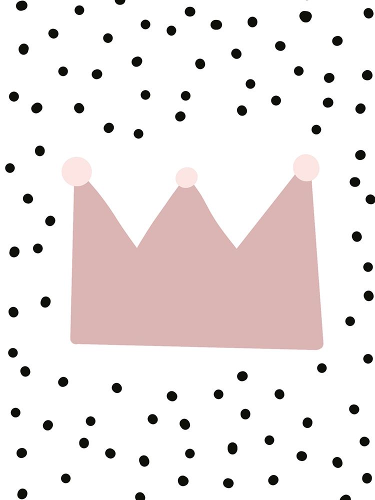 Dark Pink Crown art print by Katie Griggs for $57.95 CAD