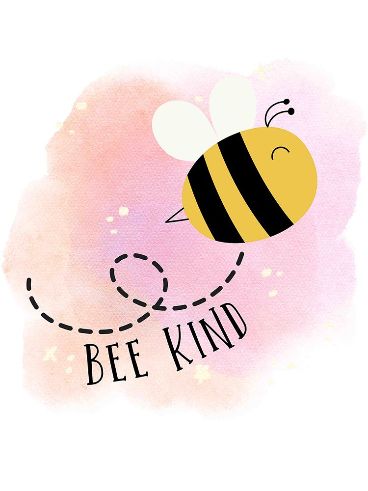 Bee Kind Pink art print by Katie Griggs for $57.95 CAD