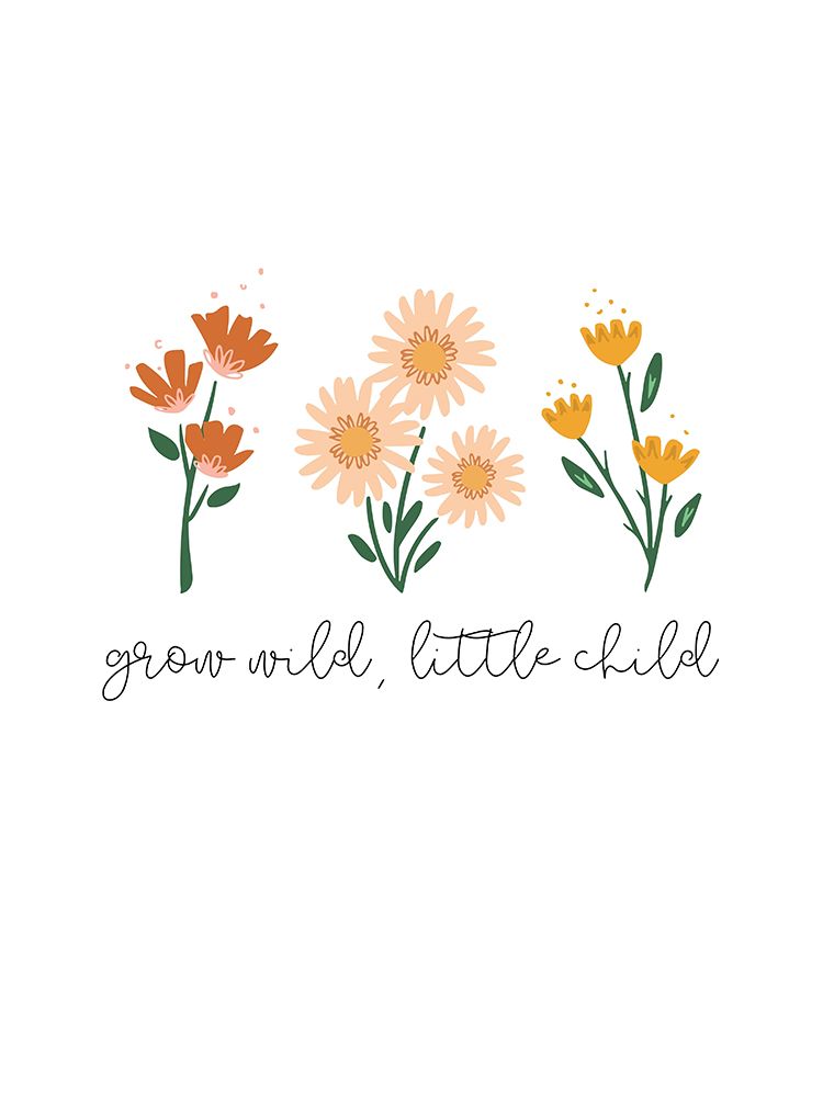 Grow Wild Little Child art print by Katie Griggs for $57.95 CAD