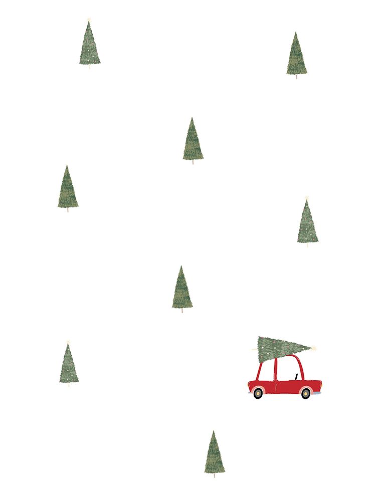 Christmas Tree Truck Pattern art print by Katie Griggs for $57.95 CAD