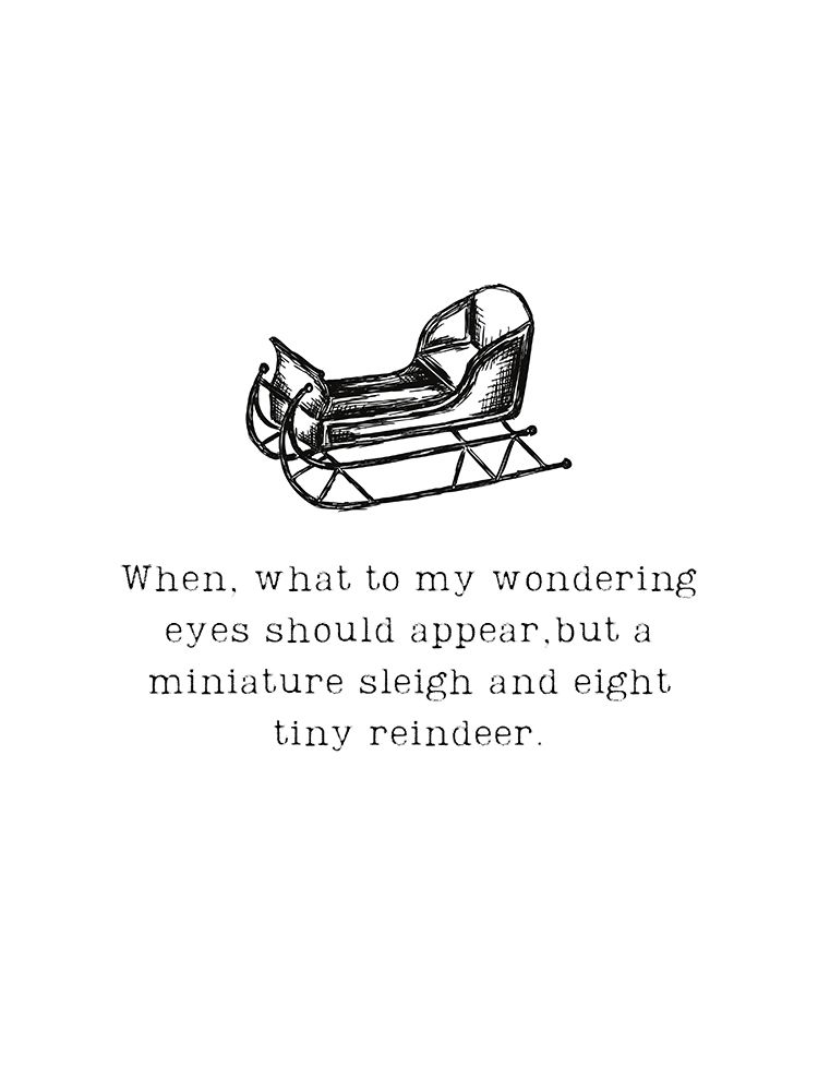 Miniature Sleigh art print by Katie Griggs for $57.95 CAD