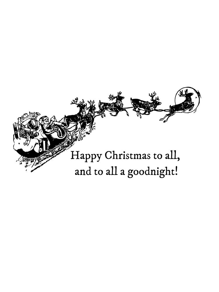 Happy Christmas art print by Katie Griggs for $57.95 CAD