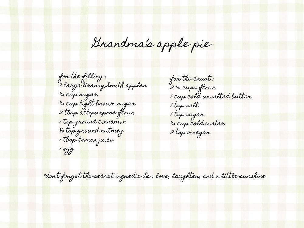 Grandmas Apple Pie Plaid art print by Katie Griggs for $57.95 CAD