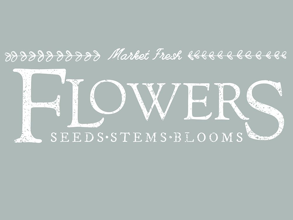 Market Flowers Green art print by Katie Griggs for $57.95 CAD