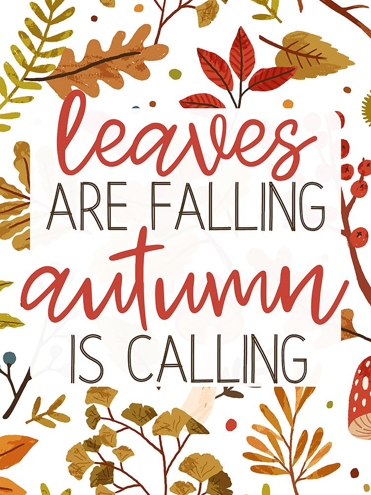 Autumn Is Calling art print by Katie Griggs for $57.95 CAD