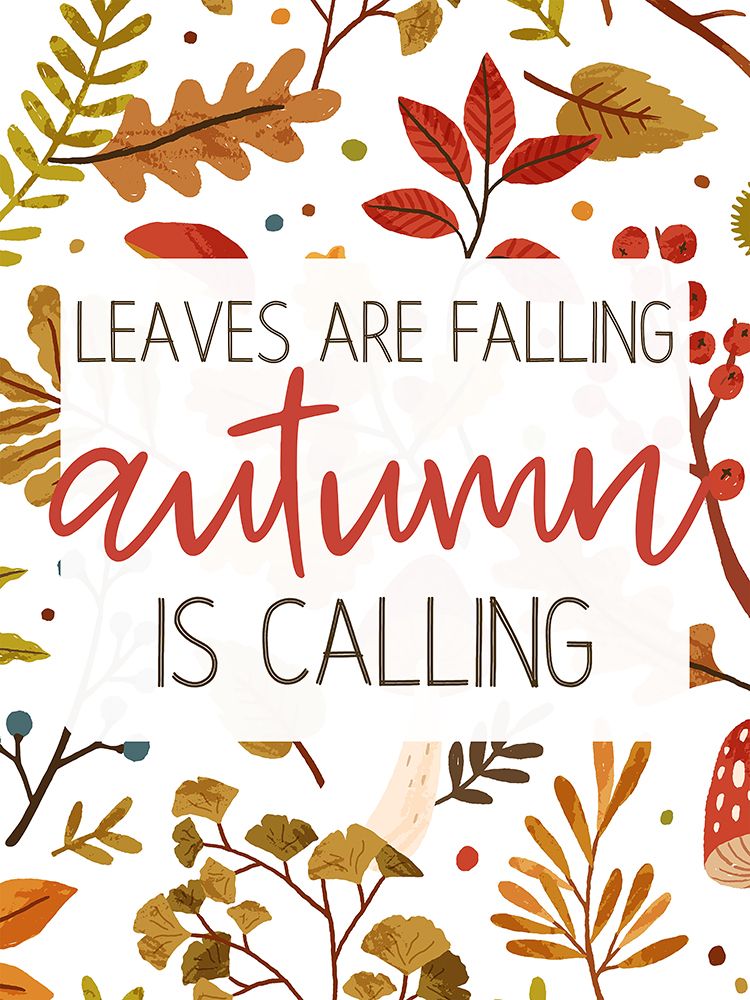 Autumn Is Calling art print by Katie Griggs for $57.95 CAD