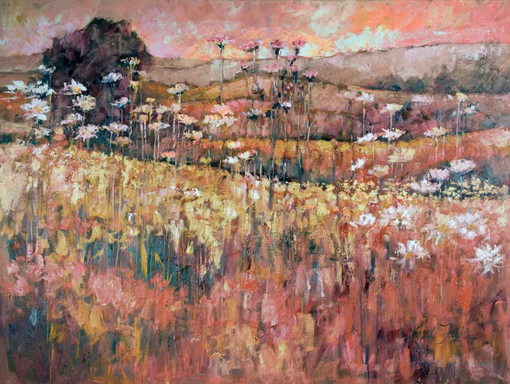 Sunrise Over The Wildflowers art print by Kruk for $57.95 CAD
