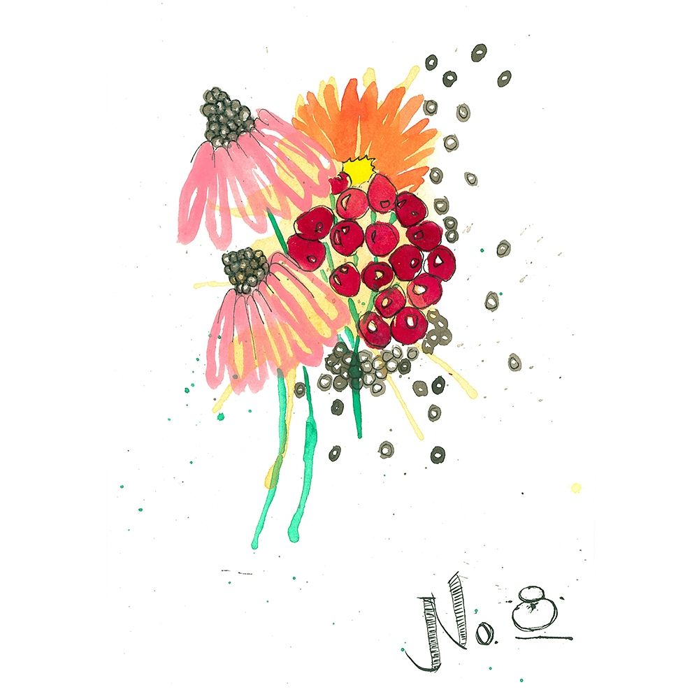 Vibrant Bouquet 2 art print by Kim Rupe for $57.95 CAD