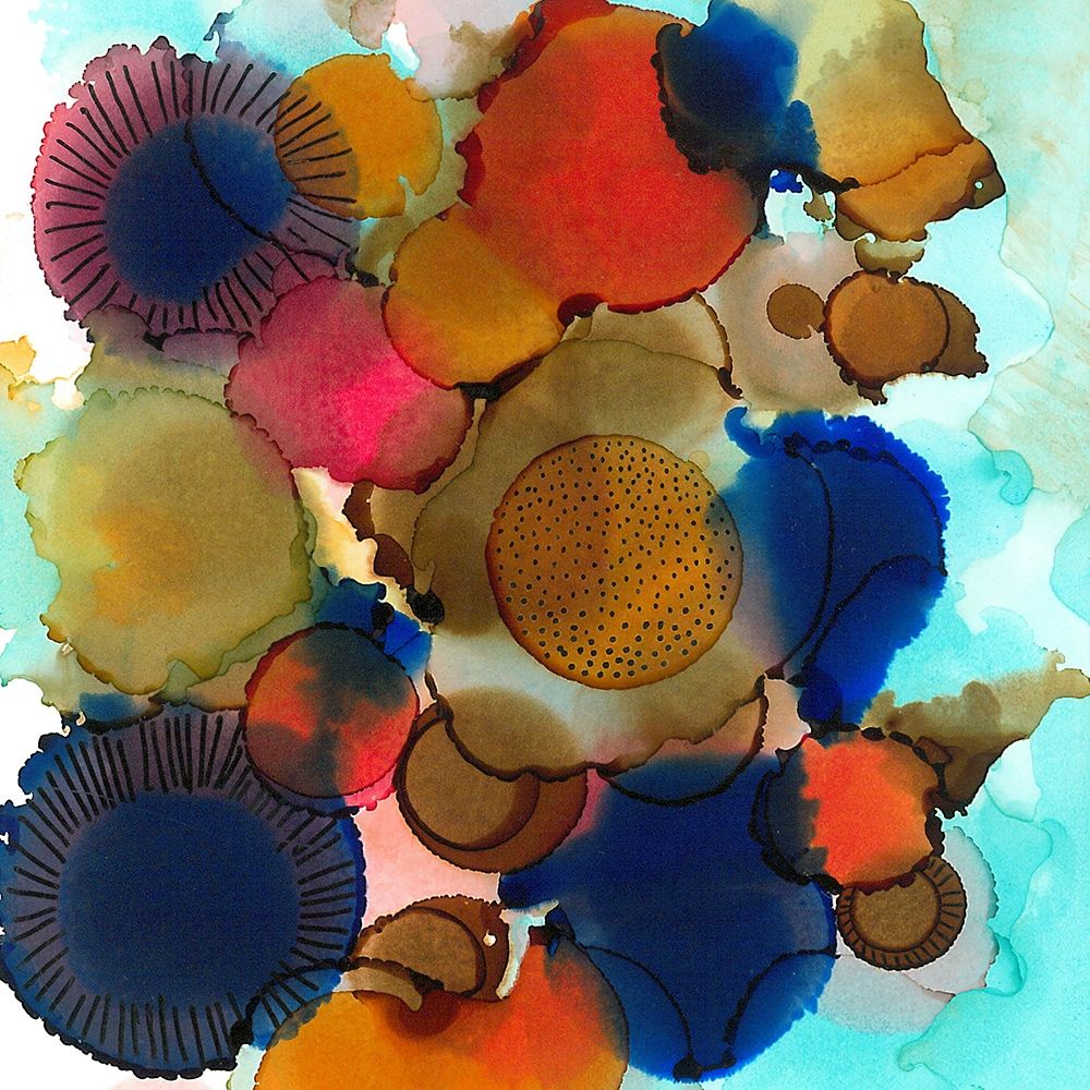 Crowded Spheres 1 art print by Kim Rupe for $57.95 CAD
