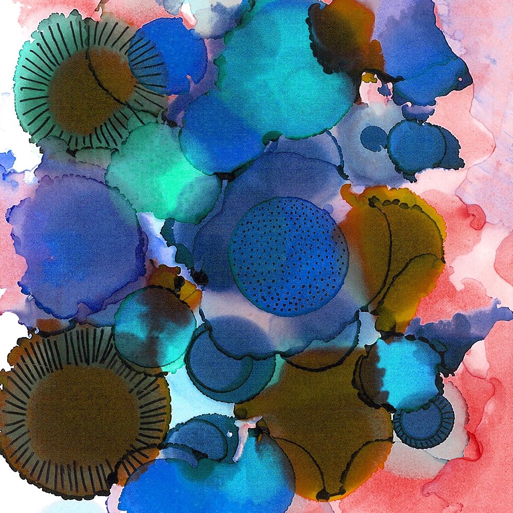Crowded Spheres 2 art print by Kim Rupe for $57.95 CAD