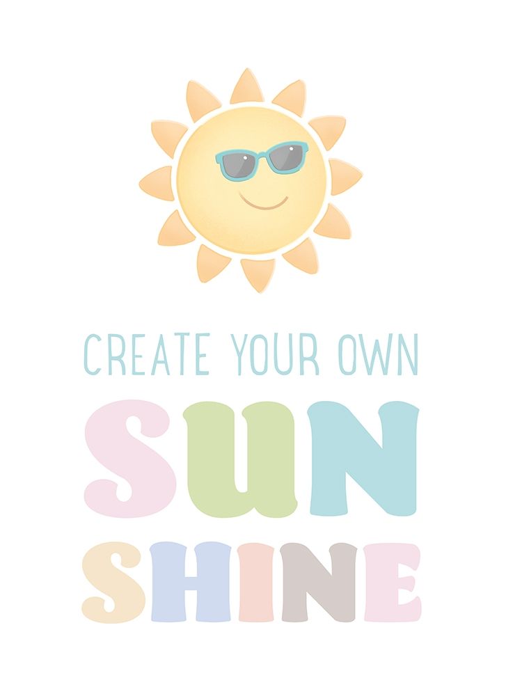 Create Your Own Sunshine v2 art print by Leslie McFarland for $57.95 CAD