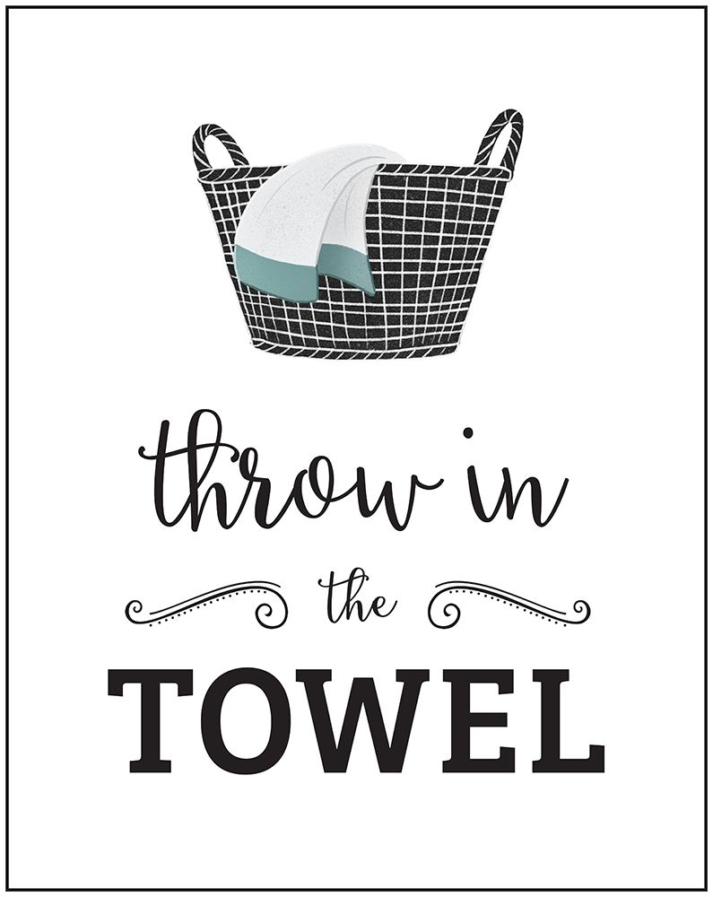 Throw in Towel art print by Leslie McFarland for $57.95 CAD