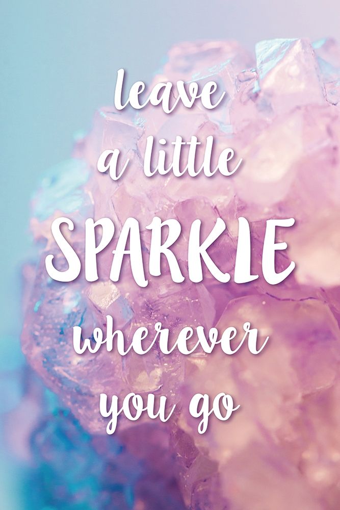 Leave A Little Sparkle art print by Leslie McFarland for $57.95 CAD