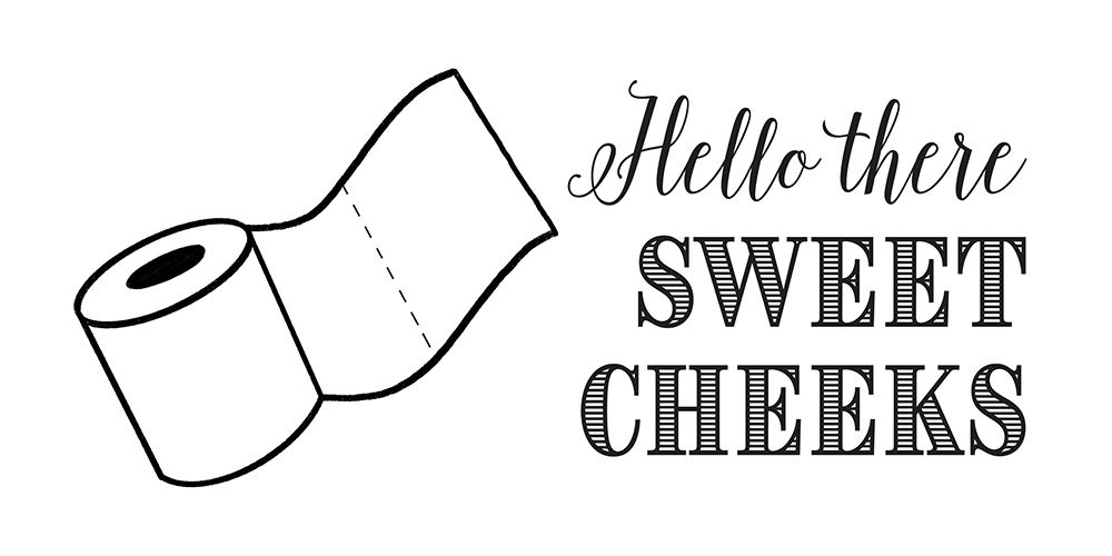Hello There Sweet Cheeks art print by Leslie McFarland for $57.95 CAD