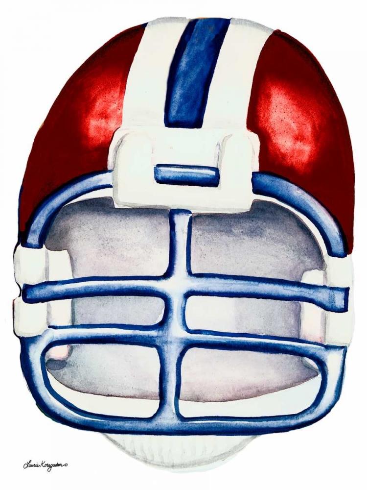 Helmet art print by Laurie Korsgaden for $57.95 CAD